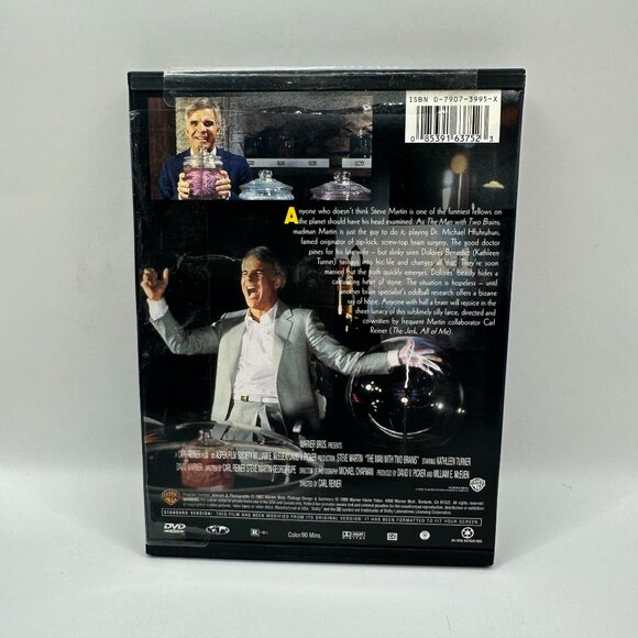 The Man With Two Brains Steve Martin Comedy Classic Warner Bros DVD 1983 - Picture 3 of 4